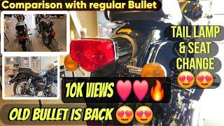 New Updated Bullet 350 vs Regular Bullet 350 | Tail lamp & Seat Change | Detail Review & Comparison