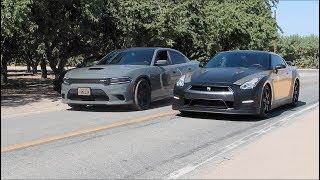 Dodge HELLCAT vs Nissan GTR