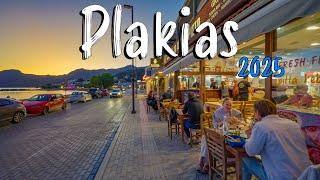 Plakias Kreta, Crete, Nightlife walking tour 4K, nightlife, Greece travel guide 2025