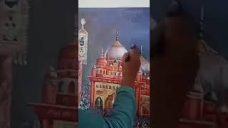 how to paint tazia in muharram|| tazia kasi paint karte hain #short #viral  #shorts