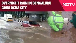 Bengaluru Rain Today | Severe Waterlogging In Key Bengaluru Roads Due To Heavy Overnight Rain