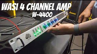 WASI 4 CHANNEL AMP FOR SOUND SYSTEM SET UP