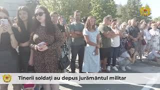 Tinerii soldați au depus jurământul militar