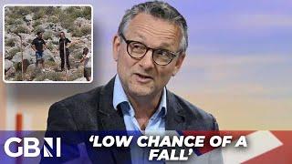 Michael Mosley found with his 'hands on his chest' indicating a LOW chance of a fall