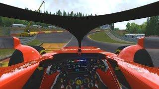 Driving an F1 2018 HALO Spec Ferrari! - Onboard Gameplay F1 Car with 2018 Halo