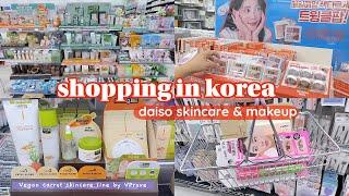 shopping in korea vlog  budget skincare & makeup haul  K-Beauty at Daiso