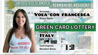 HO VINTO LA LOTTERIA della GREEN CARD 