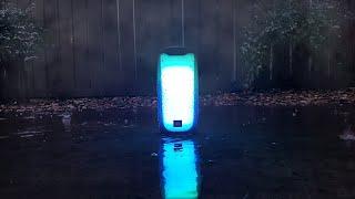JBL PULSE 4 RAINING LIGHT SHOW!!!