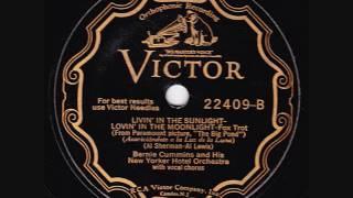 Bernie Cummins & his Orchestra - Livin' In The Sunlight - 1930