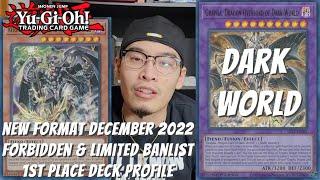 Yugioh New Format December 2022 1st Place Deck Profile - Dark World - Johnny Nguyen