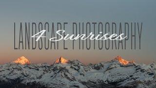 Landscape Photography - 4 Gornergrat Sunrises, Zermatt, Switzerland.