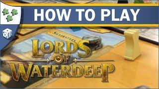 How to play Lords of Waterdeep: A Dungeons & Dragons Board Game