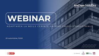 Webinar-ul “Adaptarea la noile cerințe privind emisiile industriale”