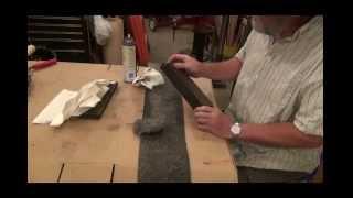 Cleaning a dirty grimey sharpening stone