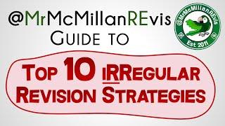 How To Revise (4 of 5) Irregular Revision Strategies | by MrMcMillanREvis