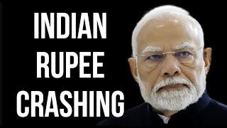 INDIAN Rupee Crashes to All Time Low