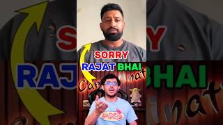 CARRYMINATI SORRY TO RAJAT DALAL #carryminati #rajatdalal #shorts #viral #shortsfeed