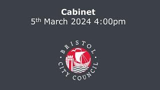 Cabinet - Tuesday, 5th March, 2024 4.00 pm