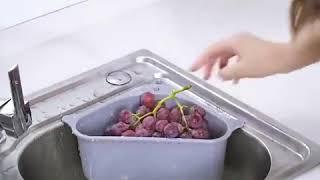 Кухонная треугольная раковина, фильтр для слива, сушилка для овощей фруктов, Али Экспресс