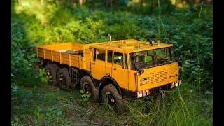 Tatra 813 Kolos 8x8 Cross RC DC8 part 1/3 [pure sound of model]