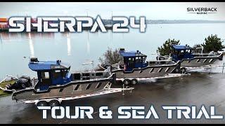 SHERPA 24 Landing Craft Tour & Sea Trial