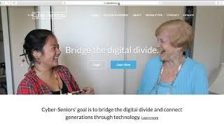 Cyber Seniors Website Tour