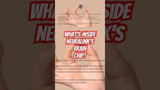 What's inside Neuralink's Brain Chip? #news #neuralink #brain #doctor #elonmusk #robot #future #ai