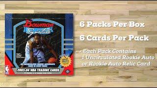 PackGeek ep #106 | 2003-04 Bowman Signatures Basketball Box | Looking For a Lebron James Rookie Card