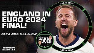 GAB & JULS: FULL SHOW! ENGLAND󠁧󠁢󠁥󠁮󠁧󠁿vs. SPAIN in the EURO 2024 final! Who will win? | ESPN FC