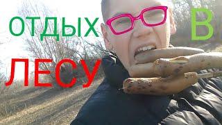 ПОХОД В ЛЕС(1-ЧАСТЬ)ЖАРЮ СОСИСКИ!!!