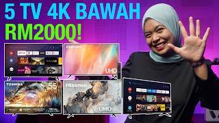 5 TV 4K UHD terbaik bawah RM2000 di Malaysia