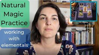 Introduction and tarot spread to guide my natural magic practice with elementals #naturalmagic