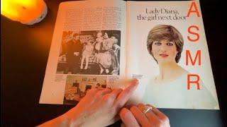 Vintage Royal Wedding Magazine Flip Through ~ ASMR Soft Spoken in a Regular Conversational Voice