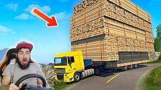 ЭТО САМЫЙ БОЛЬШОЙ ГРУЗ на ГОРНОЙ ДОРОГЕ - EURO TRUCK SIMULATOR 2 MODS