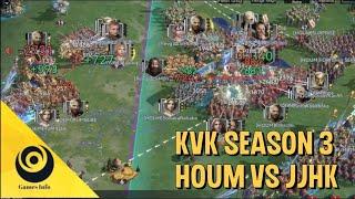 VIKING RISE WAR KVK SEASON 3 HOUM VS JJHK | VIKING RISE INDONESIA