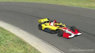 Dallara IR18 Indycar - Barber Motorsports Park - Just Driving - iRacing - 4K MAX GRAPHICS