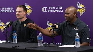 Kevin O'Connell Introduces Brian Flores as the Vikings Defensive Coordinator | Full Press Conference