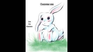 cwningen wen  #speedpainting #drawing #artandcraft #art #anime  #rabbit #bunny #animals