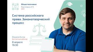 Система российского права. Законотворческий процесс.