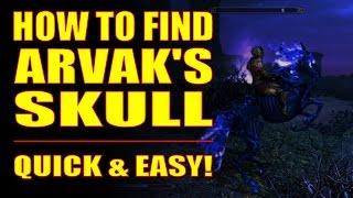 Skyrim SE - How to Find Arvak's Skull - Clear Step-by-step Instructions w/ Commentary!