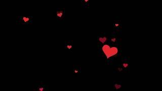 HEARTS PARTICLES OVERLAY love effect background