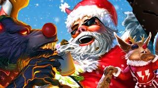 Bacchus Sings "Santa Is Coming To Town" ft. Fenrir and Ratatoskr [SMITE]