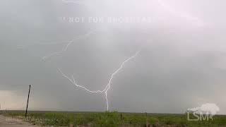 05-12-2023 Odessa, Texas  - Hail and Severe Thunderstorm Warning on I-20