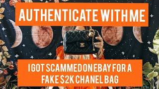 Authenticate with me: I got scammed on ebay for a $2k Chanel Pearl Crush Bag