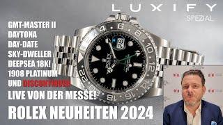 Rolex Neuheiten 2024 - das Hands-on plus Discontinued Rolex Models der Watches and Wonders