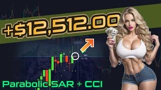 +$12,512.00 with Parabolic SAR + CCI | [REUPLOAD] | Binary Options Trading Strategy