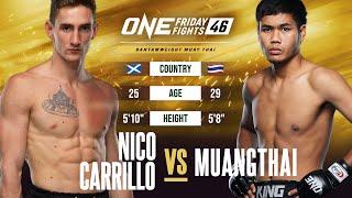 He Destroyed A Muay Thai ICON  Nico Carrillo vs. Muangthai