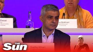 Sadik Khan heckled for branding some Ulez opponents 'far-Right' and 'Covid deniers'