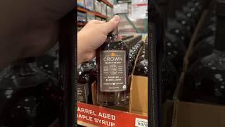 Run ‍️ to COSTCO! Bourbon barrel aged organic maple syrup #azcontent #costco #costcofinds