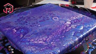 DIFFERENT GALAXY - Acrylic Pouring and Fluid art Therapy at Home